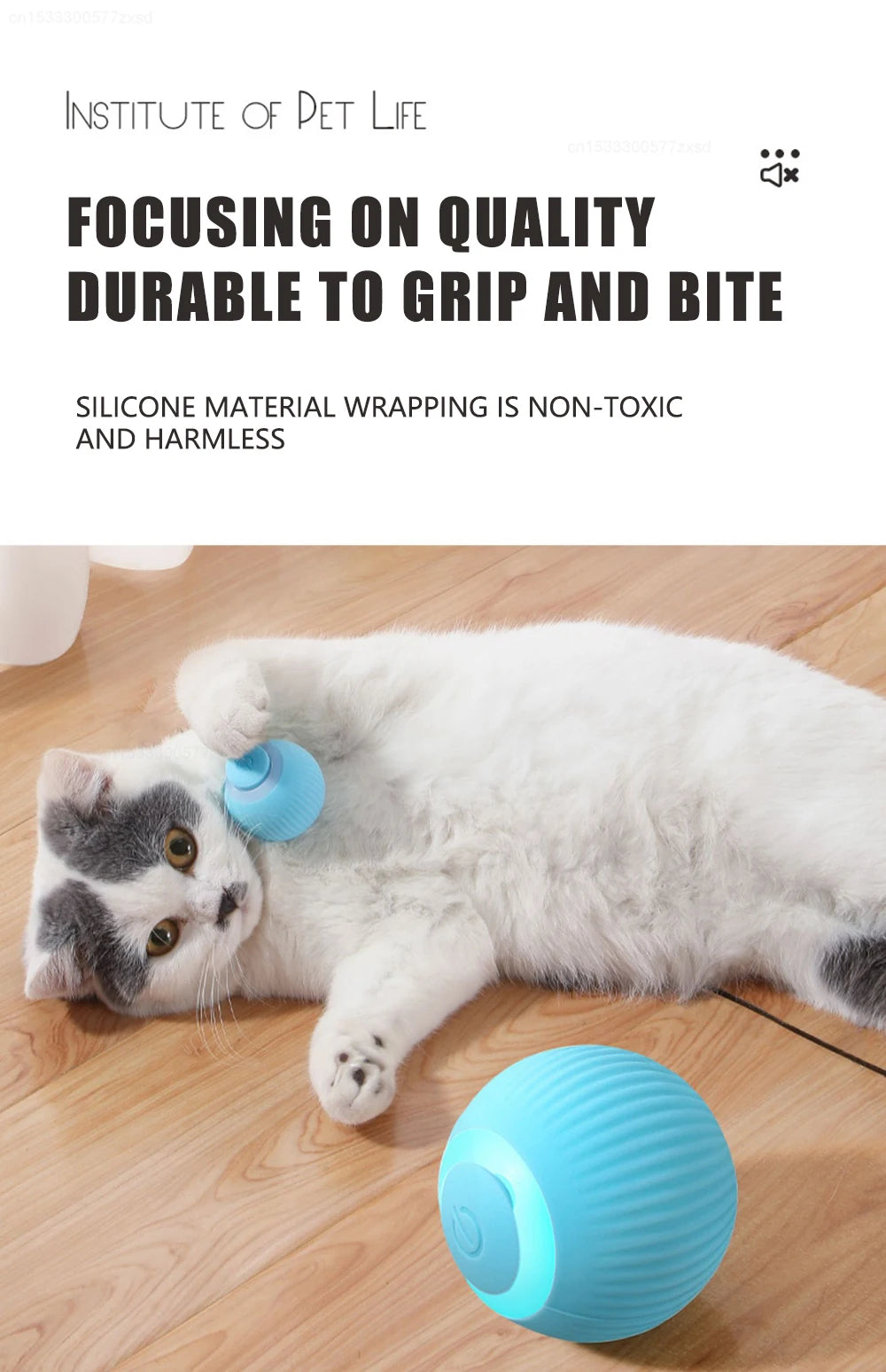Cat Interactive Ball Smart Cat Toys Electronic Interactive Cat Toy Indoor Automatic Rolling Magic Ball PetAccessories