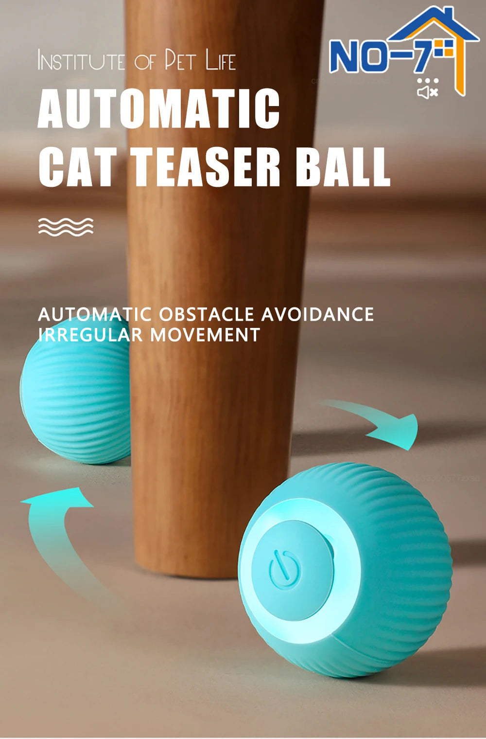 Cat Interactive Ball Smart Cat Toys Electronic Interactive Cat Toy Indoor Automatic Rolling Magic Ball PetAccessories